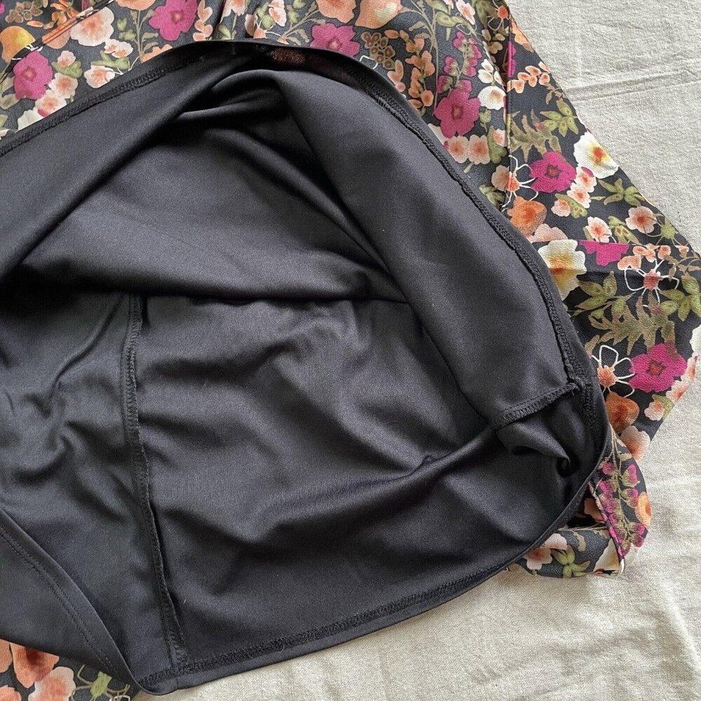 Melonie T Womens 3/4 Sleeve Floral Fit & Flare Midi Dress Petite 14‎ Black Spice - Picture 5 of 12